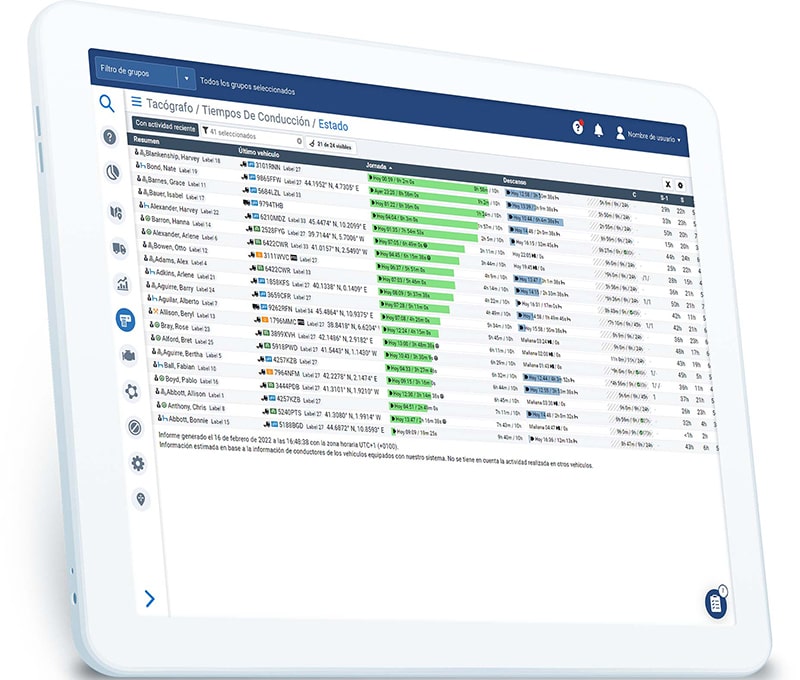 gestión y asesoría de tacógrafo digital