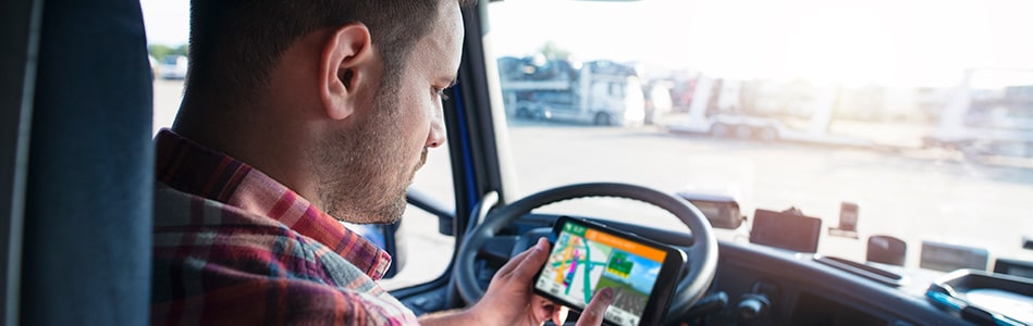 GPS transporte vehiculo pesado